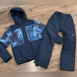 Boys Quicksilver Snowboarding jacket and pants